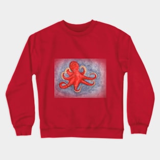 Red Octo Crewneck Sweatshirt